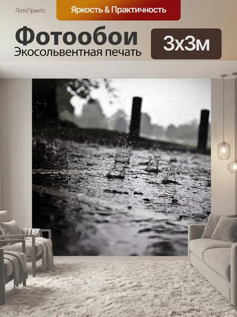 Фотообои Дождь