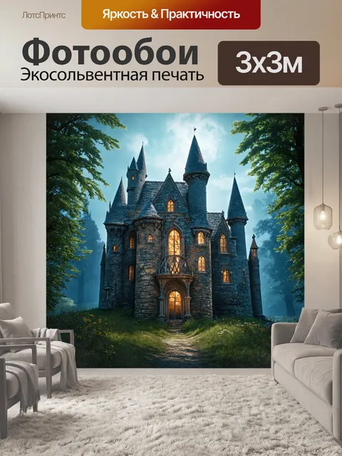 Фотообои сказка приключение о заброшенном замке