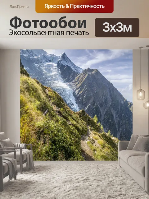 Фотообои Ледник Таконназ