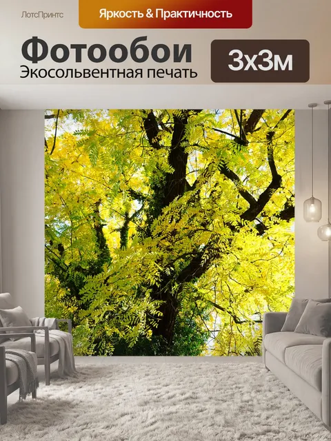 Фотообои Листья