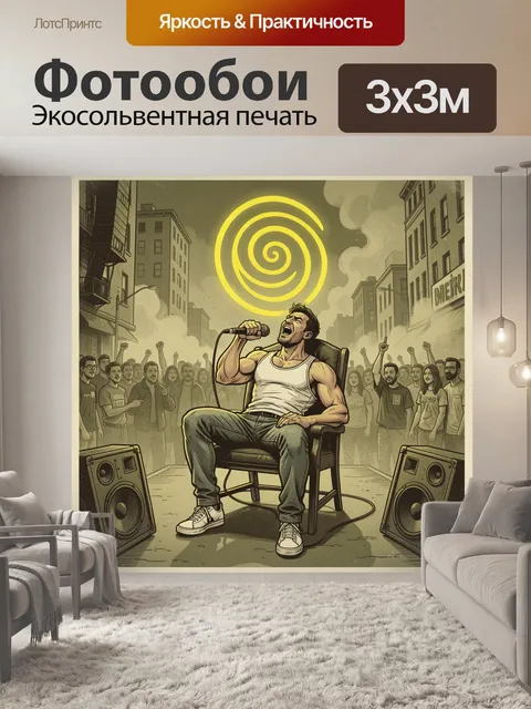300 × 300 см · Экосольвентная печать