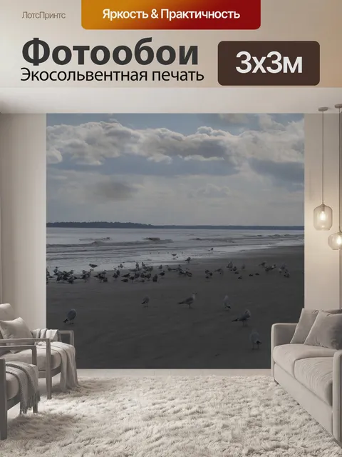 Фотообои Океанические и прибрежные птицы