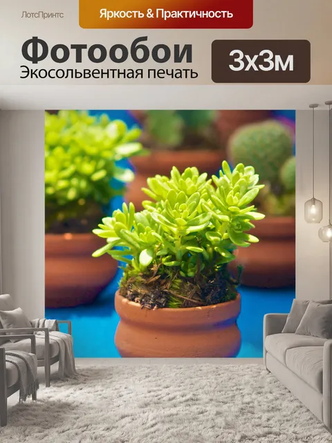 Фотообои Миниатюрный завод для сада