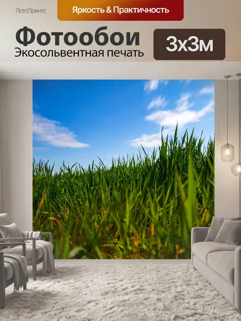 Фотообои Зеленая трава