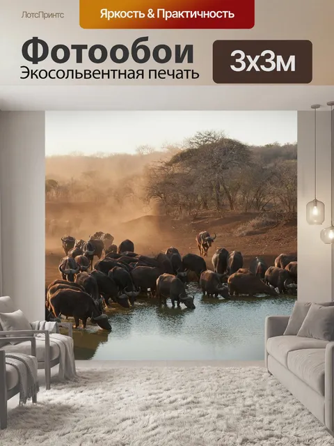 Фотообои Буффало