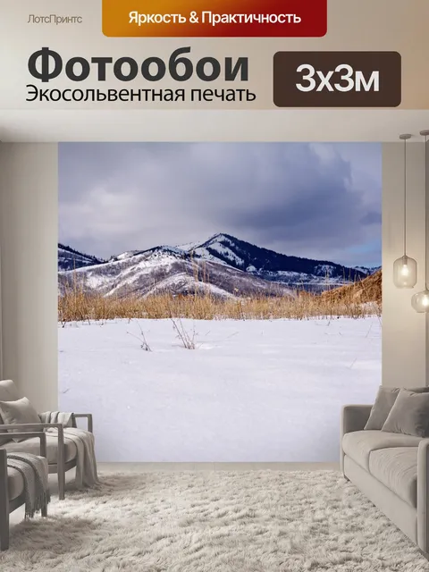 Фотообои Снег