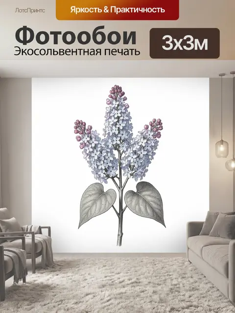 300 × 300 см · Экосольвентная печать
