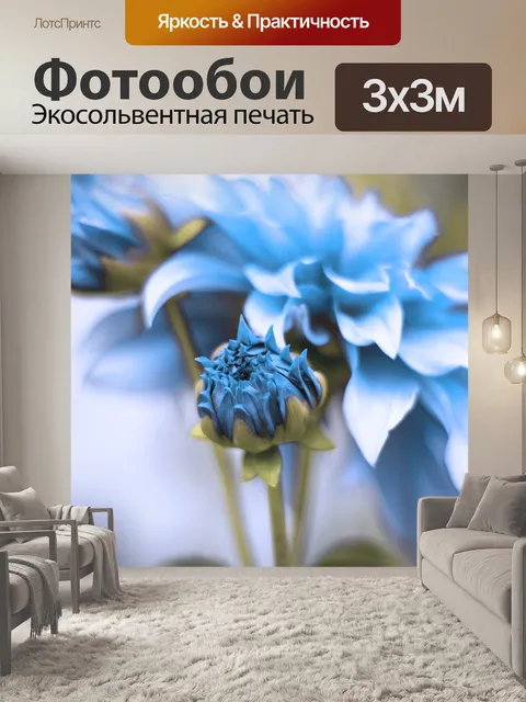 Фотообои Синий