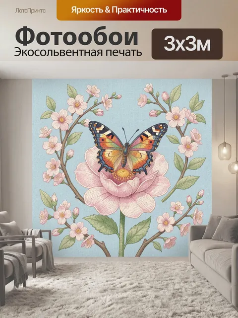 300 × 300 см · Экосольвентная печать