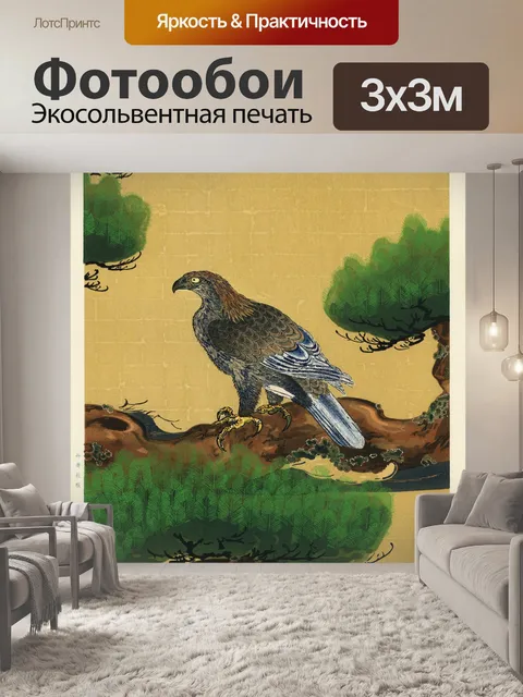 Фотообои Орел япония винтажное искусство