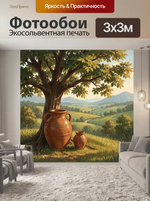 300 × 300 см · Экосольвентная печать