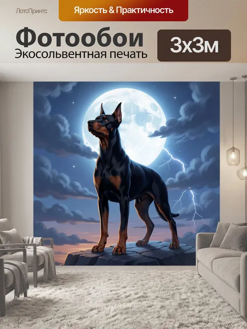 300 × 300 см · Экосольвентная печать
