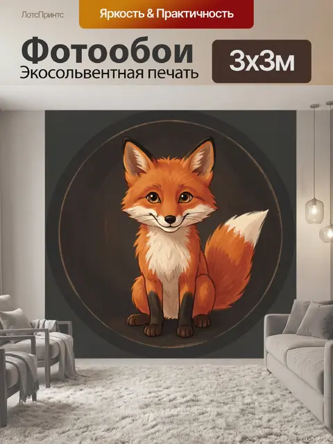 300 × 300 см · Экосольвентная печать