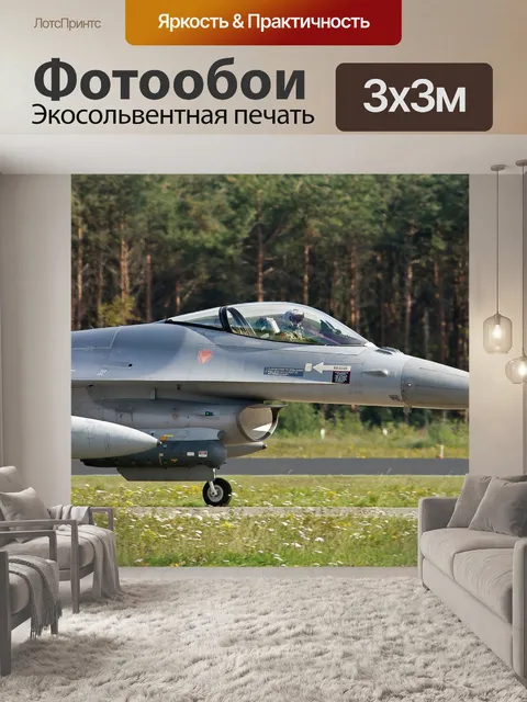 Фотообои Реактивный истребитель
