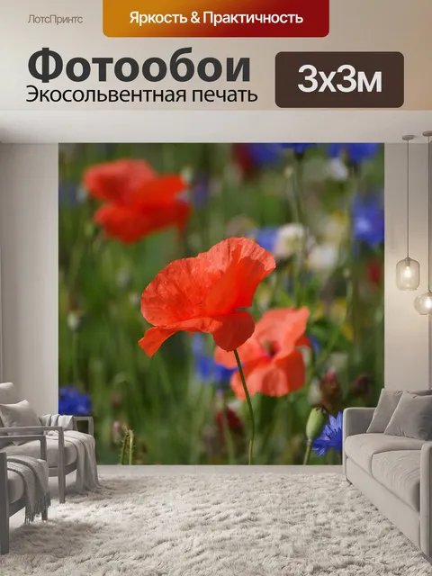 Фотообои Мак