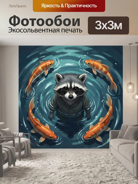 300 × 300 см · Экосольвентная печать