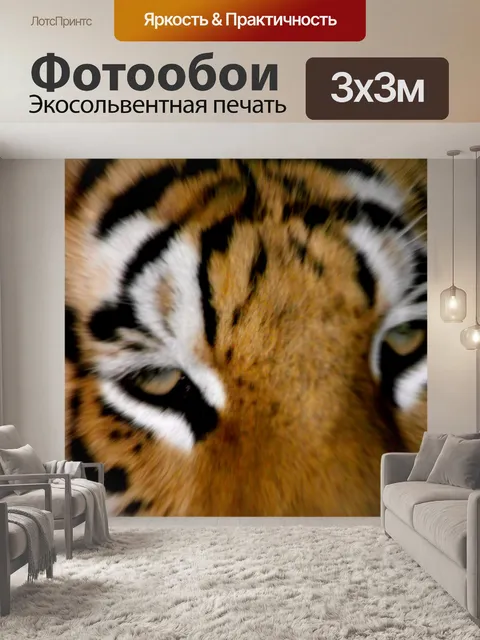 Фотообои Тигр лица