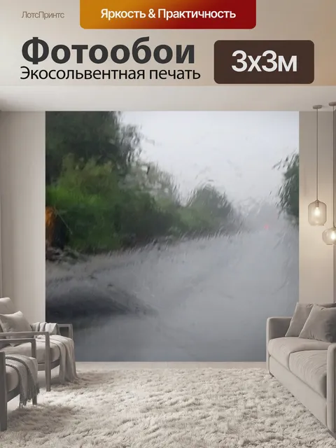 Фотообои Дождь
