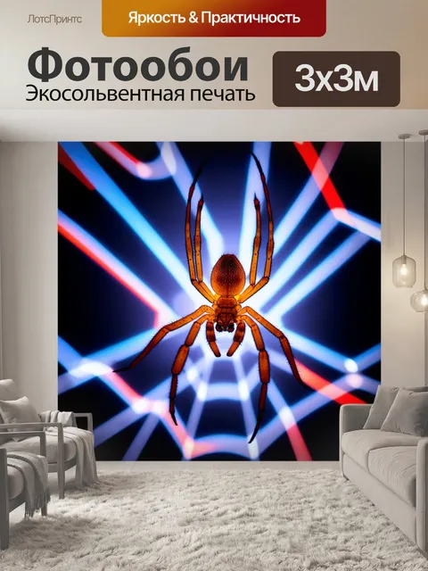 Фотообои образ паука в фантастическом мире