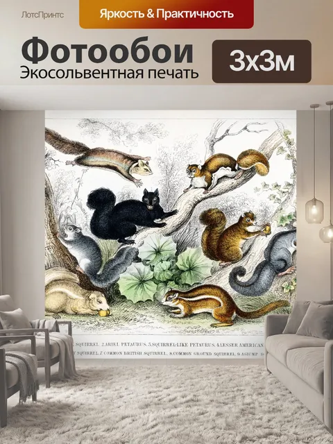 Фотообои Млекопитающие круассаны винтаж старый