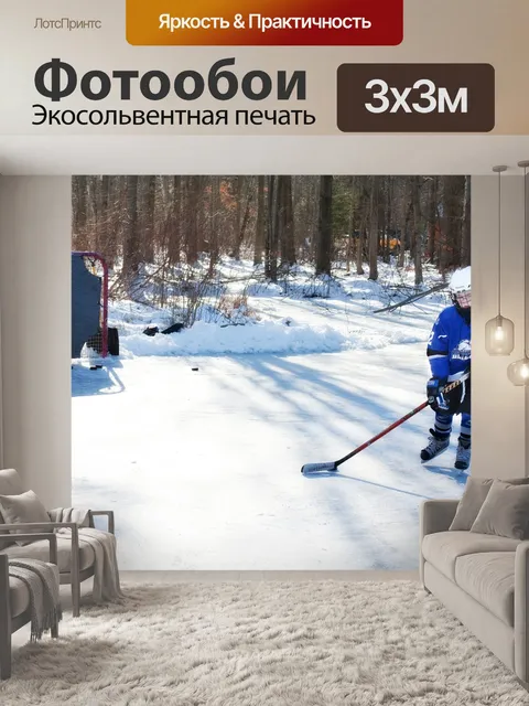 Фотообои Хоккей на льду