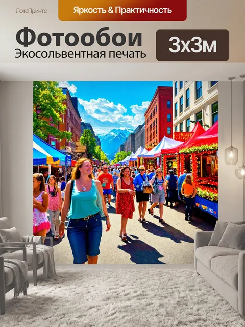 Фотообои город в стиле альберт бирштадт