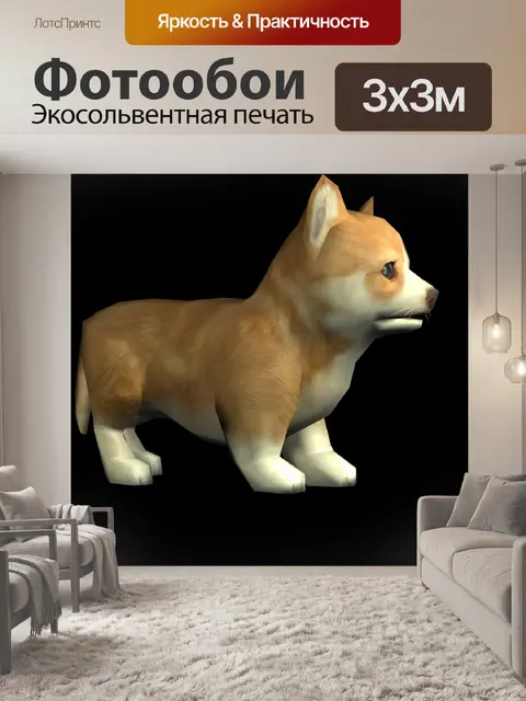 Фотообои корги собака 2