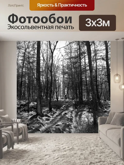 Фотообои Черное и белое