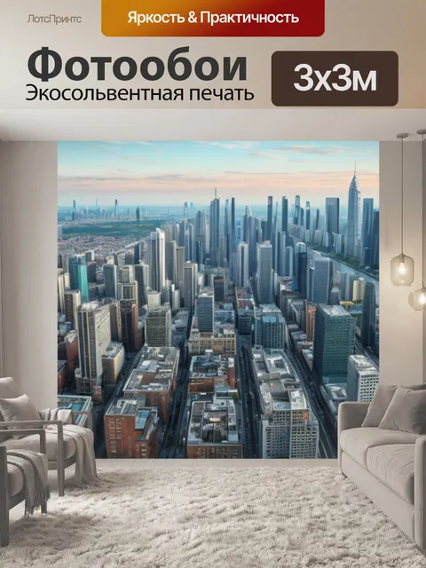 Фотообои городской пейзаж с архитектурой фото