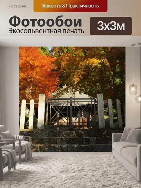 Фотообои Киото осенние цвета