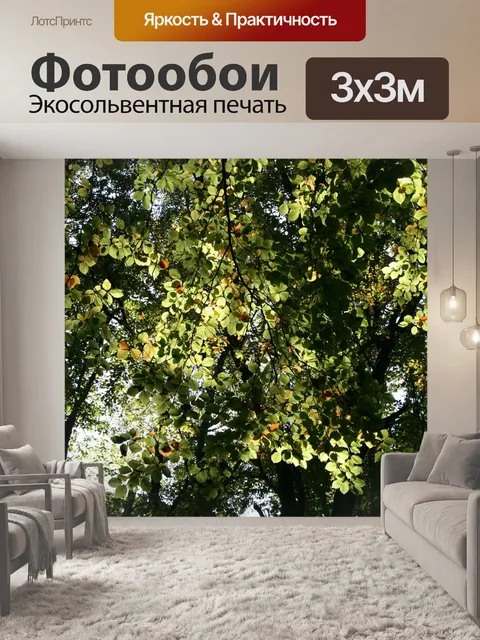 Фотообои Листья