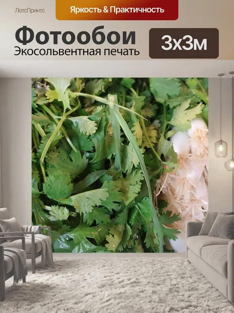 Фотообои Свежая петрушка