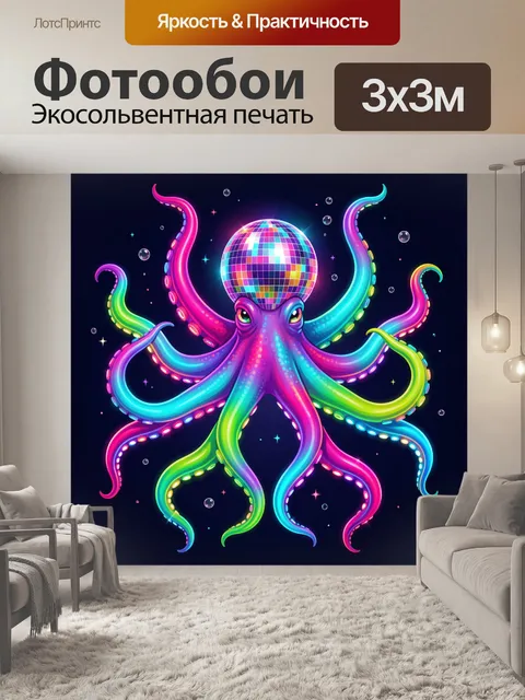 300 × 300 см · Экосольвентная печать