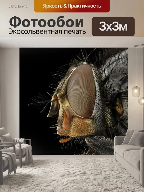 Фотообои Синий Bottlefly Профиль