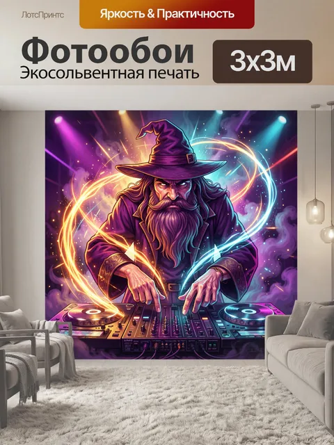 300 × 300 см · Экосольвентная печать