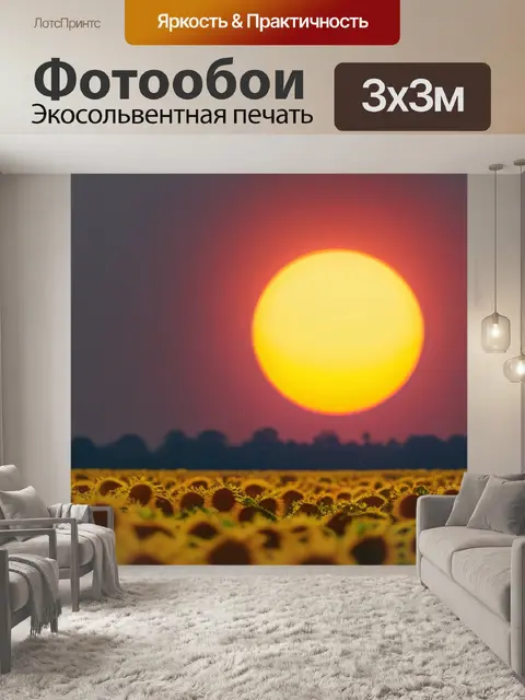 Фотообои с солнцем