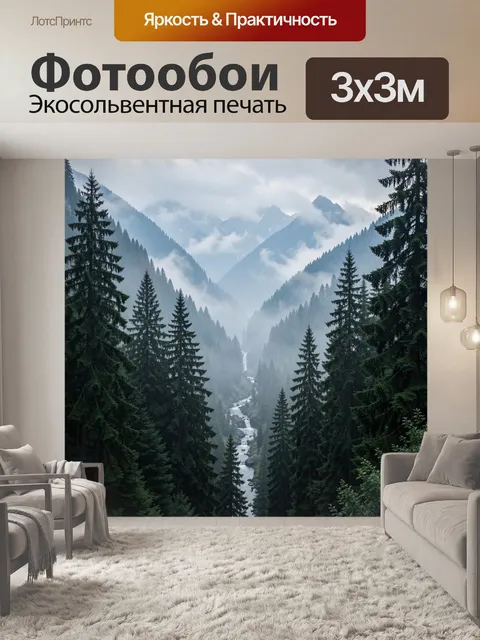 300 × 300 см · Экосольвентная печать