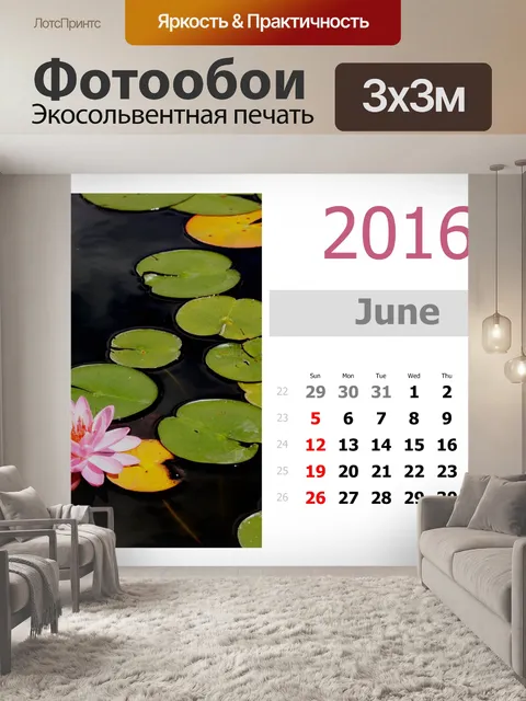 Фотообои Июнь 2016