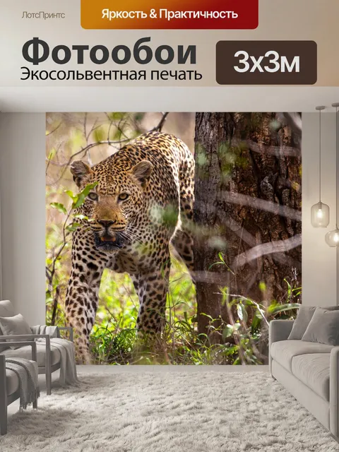 Фотообои Леопард