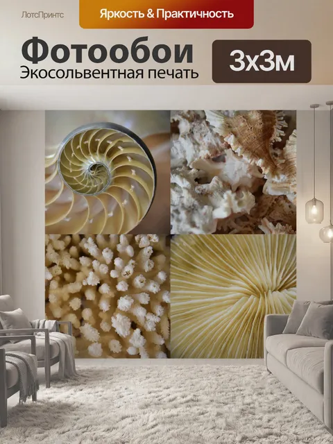 Фотообои Sea Life Quad Картинки
