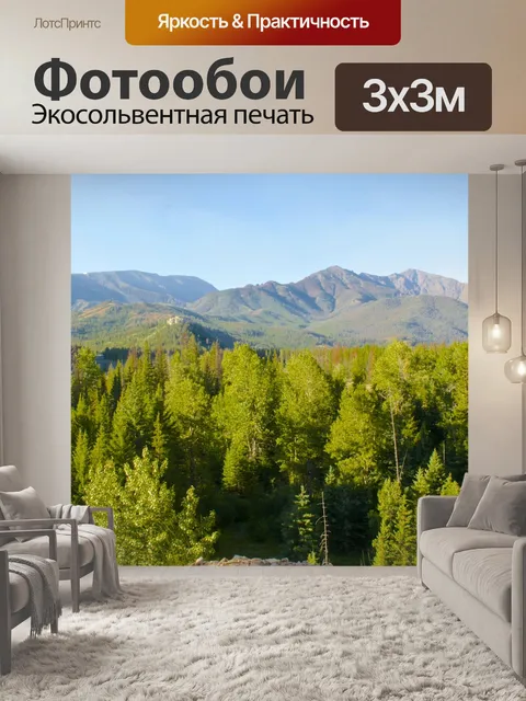 Фотообои Лес простирается в Расстояние