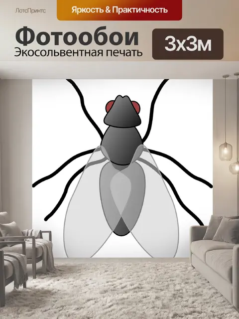 Фотообои Дом fly