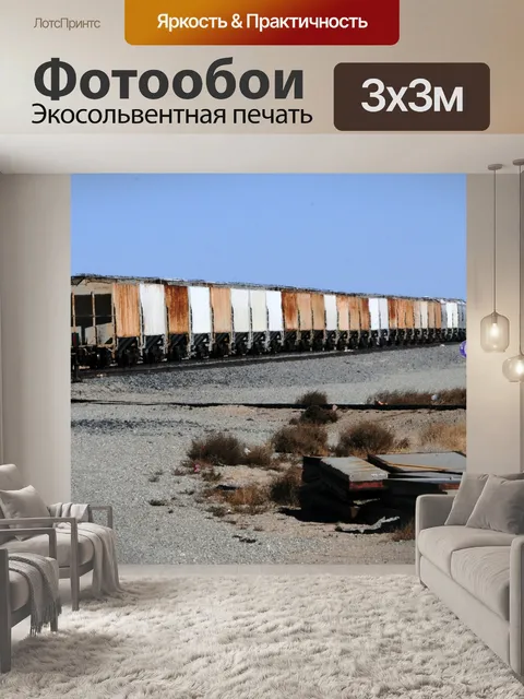 Фотообои Заброшенные вагоны