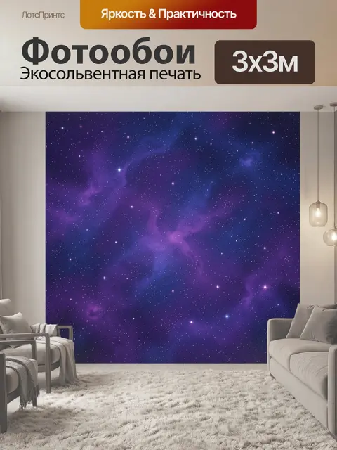 300 × 300 см · Экосольвентная печать