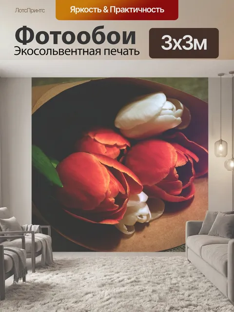 Фотообои Красный