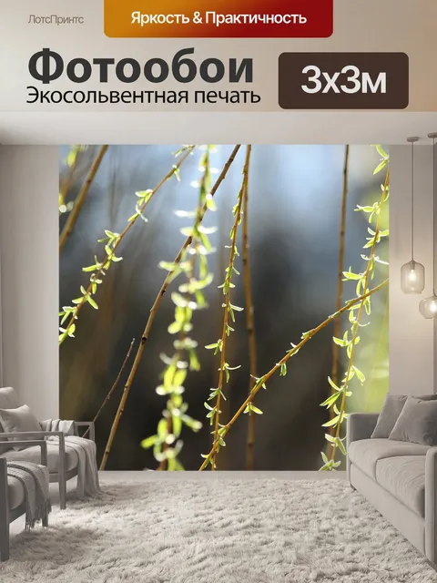 Фотообои Зеленые ветки