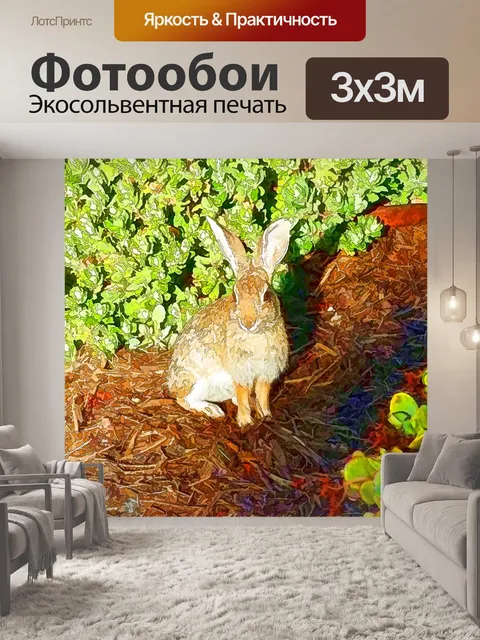 Фотообои Браун Кролик Кролик
