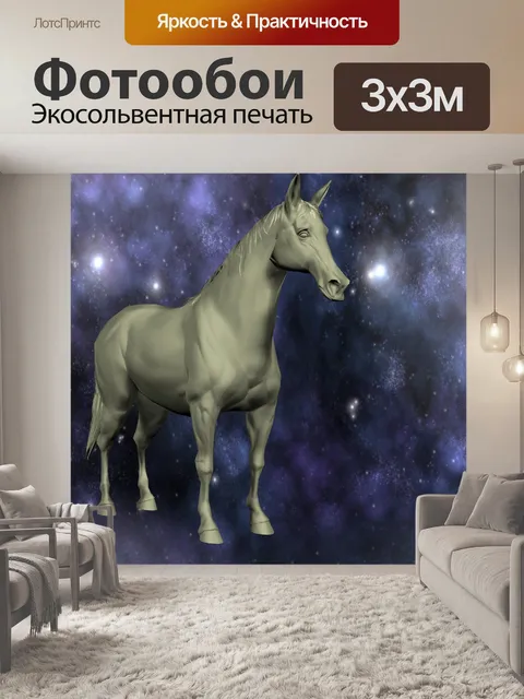 Фотообои аравийская лошадь