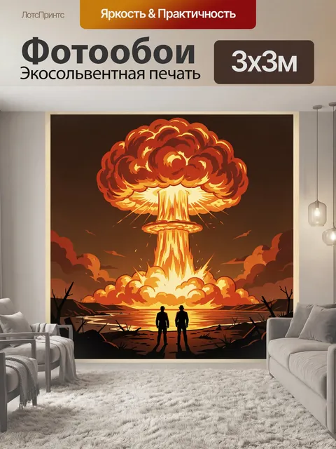 300 × 300 см · Экосольвентная печать