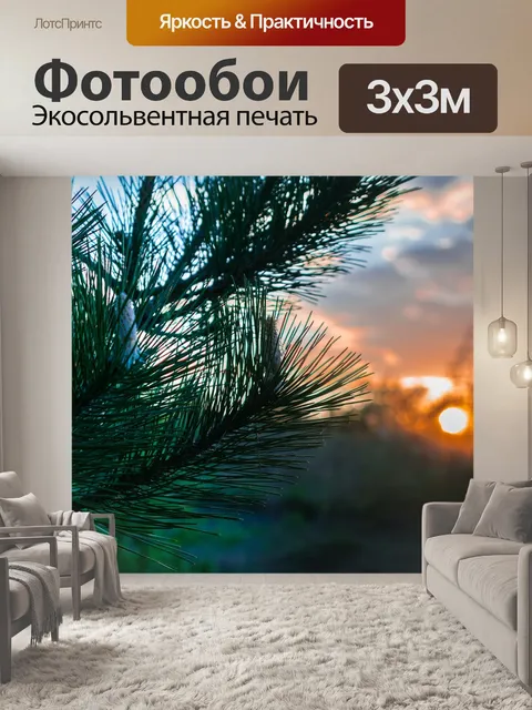 Фотообои Заход солнца